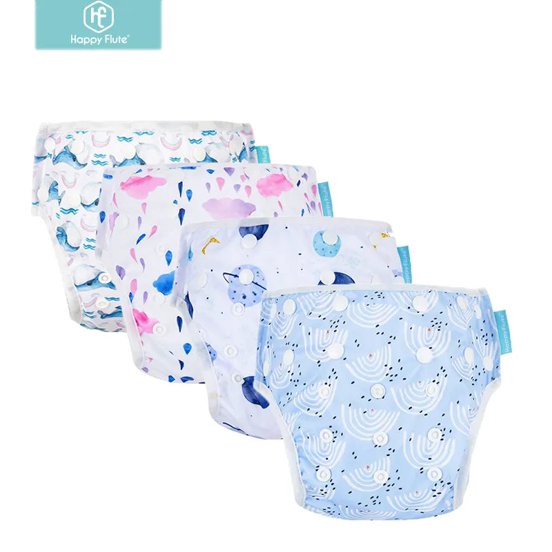 Happy Flute 1pc Baby Summer Waterproof Adjustable Cloth Diapers