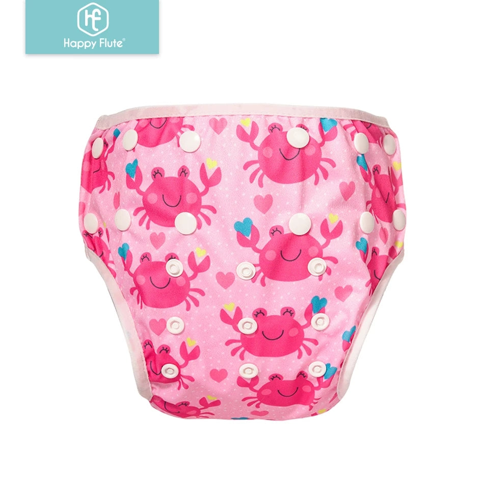 Happy Flute 1pc Baby Summer Waterproof Adjustable Cloth Diapers