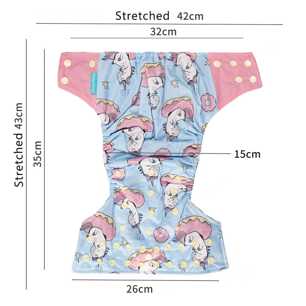 Happy Flute 1pc Baby Summer Waterproof Adjustable Cloth Diapers Pool Pant Swimming  Diaper Cover Reusable Washable Baby Nappy