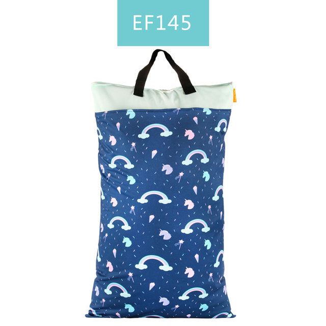 Bum Genius Diaper Pail Liner Large Wet/Dry Diaper Bag Dual