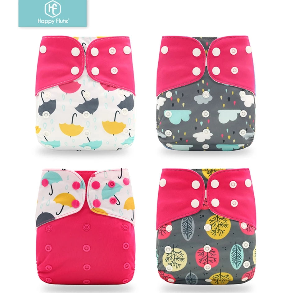 Visit to Buy] 1Pcs Cute Baby Diapers Reusable Nappies Cloth Diaper